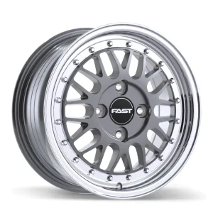 Fast Wheels – FR01 – Gunmetal – 15″x7″ 25mm – All weather Wheels – FR01-1570-49MP+25C726